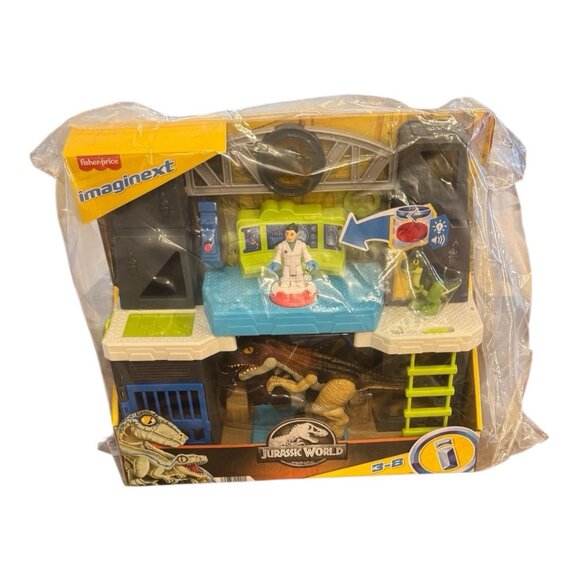 Fisher-Price Imaginext Jurassic World Scan & Glow Dino Playset | Lights & Sounds - Picture 5 of 6